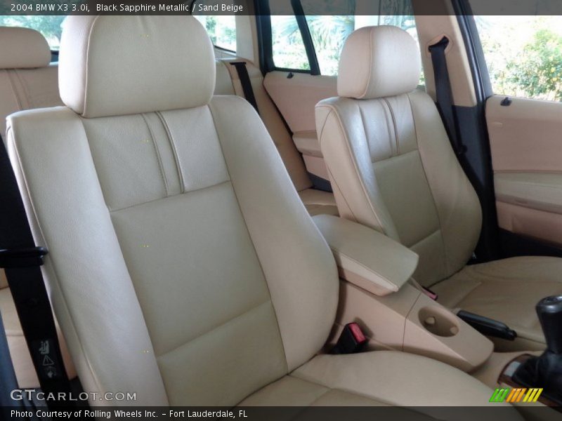 Front Seat of 2004 X3 3.0i