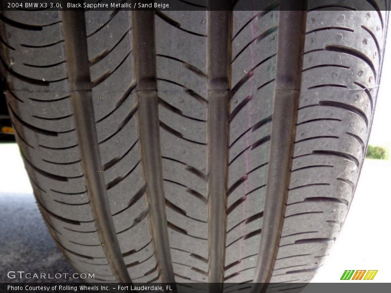Black Sapphire Metallic / Sand Beige 2004 BMW X3 3.0i