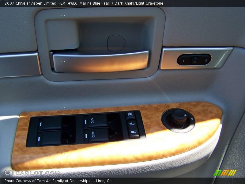 Marine Blue Pearl / Dark Khaki/Light Graystone 2007 Chrysler Aspen Limited HEMI 4WD