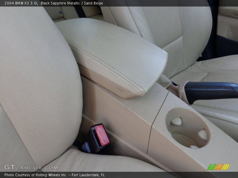 Black Sapphire Metallic / Sand Beige 2004 BMW X3 3.0i