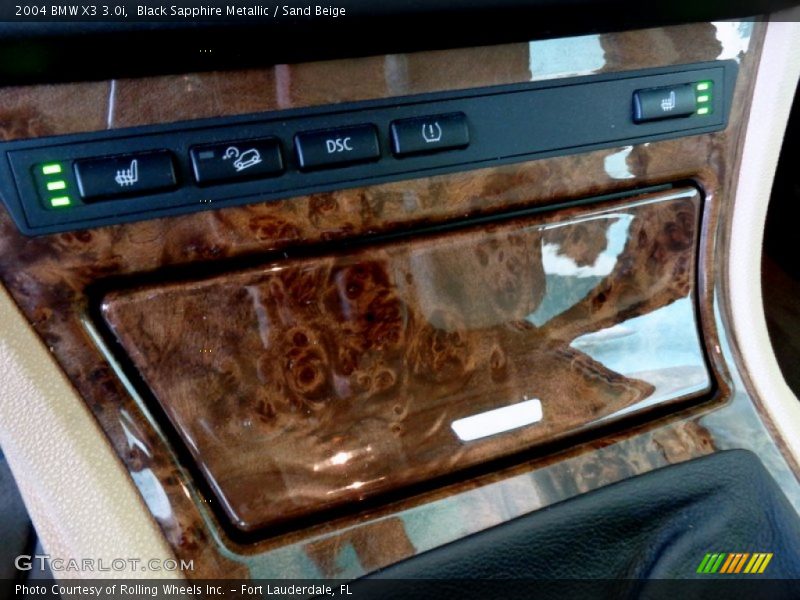 Controls of 2004 X3 3.0i