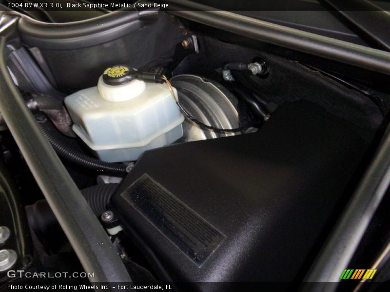Black Sapphire Metallic / Sand Beige 2004 BMW X3 3.0i