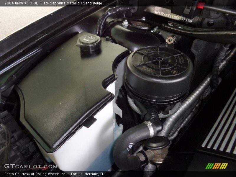 Black Sapphire Metallic / Sand Beige 2004 BMW X3 3.0i