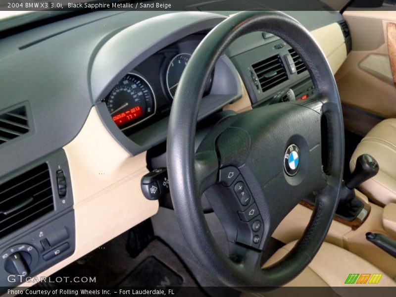  2004 X3 3.0i Steering Wheel