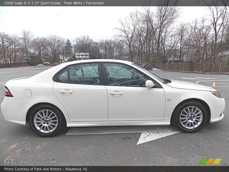 Polar White / Parchment 2008 Saab 9-3 2.0T Sport Sedan