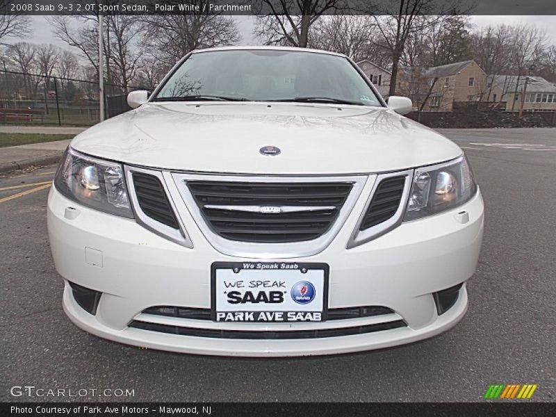 Polar White / Parchment 2008 Saab 9-3 2.0T Sport Sedan