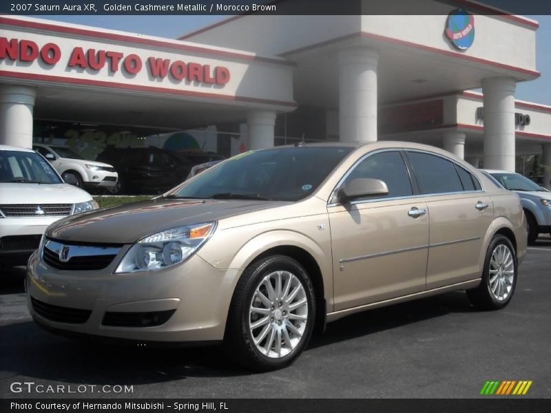Golden Cashmere Metallic / Morocco Brown 2007 Saturn Aura XR