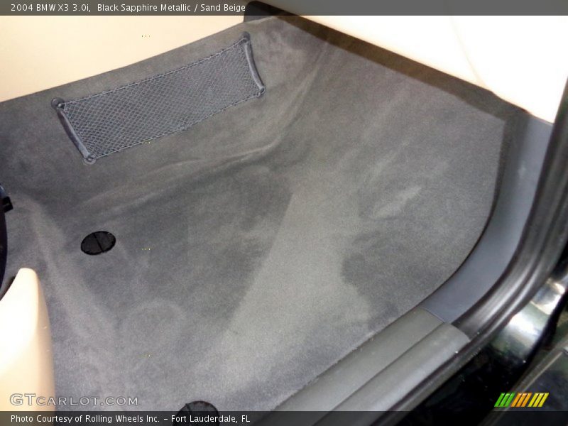 Black Sapphire Metallic / Sand Beige 2004 BMW X3 3.0i