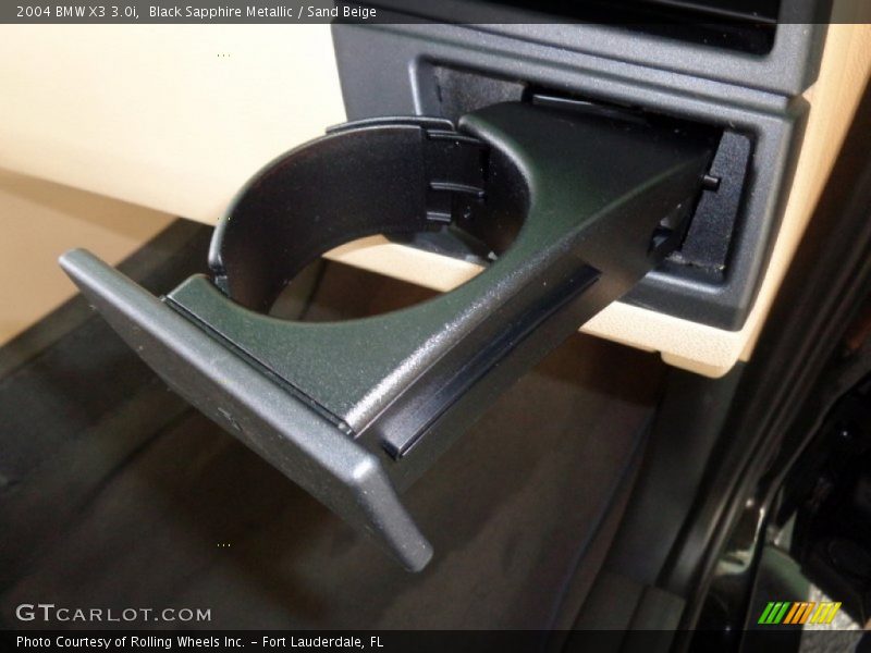 Black Sapphire Metallic / Sand Beige 2004 BMW X3 3.0i