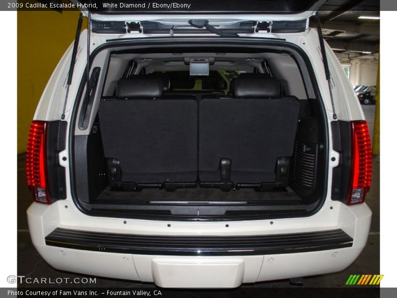 White Diamond / Ebony/Ebony 2009 Cadillac Escalade Hybrid