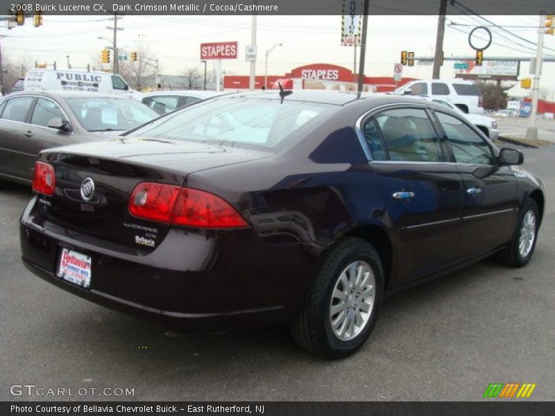 Dark Crimson Metallic / Cocoa/Cashmere 2008 Buick Lucerne CX