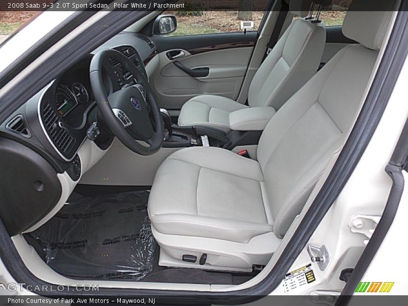 Polar White / Parchment 2008 Saab 9-3 2.0T Sport Sedan