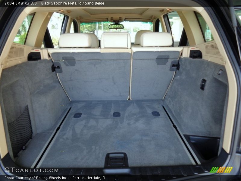  2004 X3 3.0i Trunk