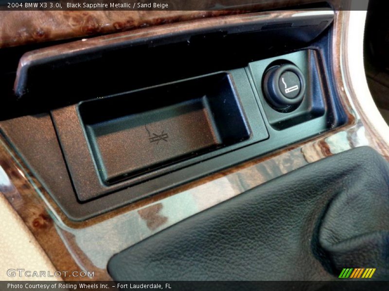 Black Sapphire Metallic / Sand Beige 2004 BMW X3 3.0i