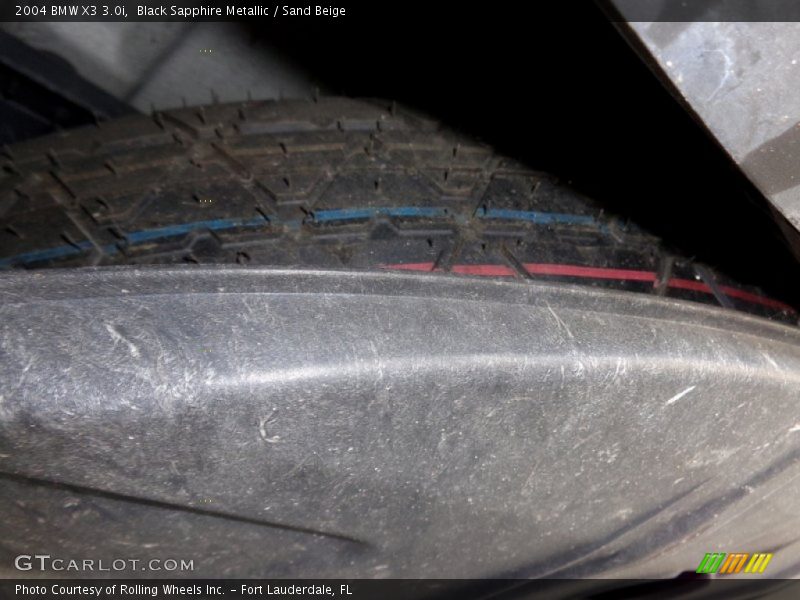 Black Sapphire Metallic / Sand Beige 2004 BMW X3 3.0i