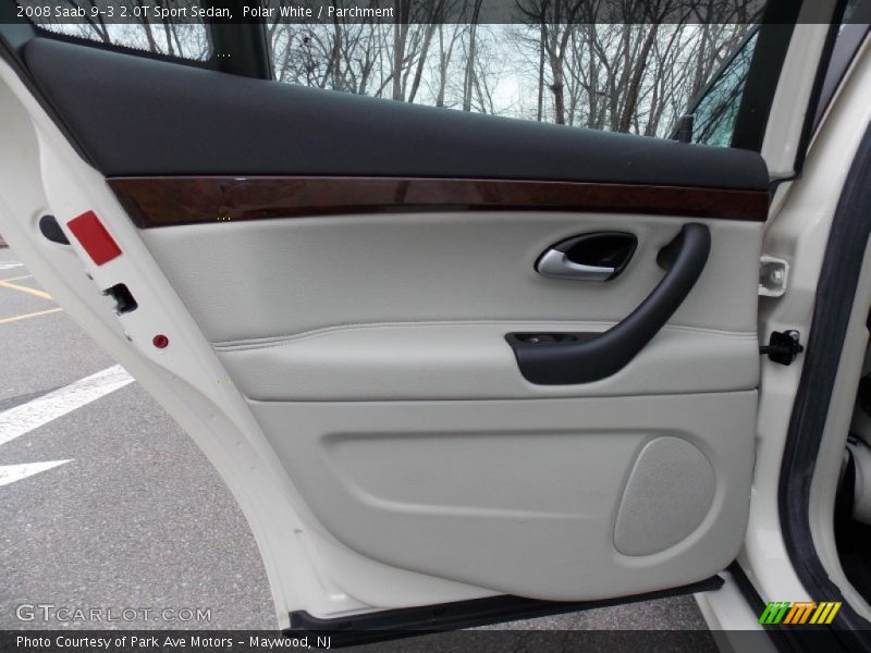 Polar White / Parchment 2008 Saab 9-3 2.0T Sport Sedan