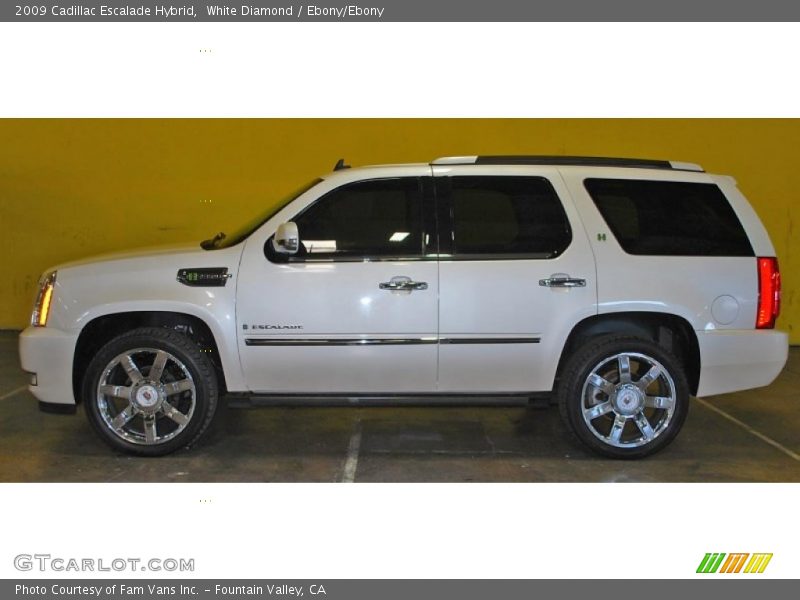 2009 Escalade Hybrid White Diamond