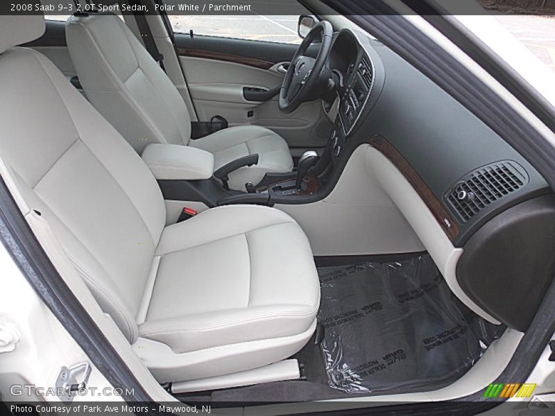 Polar White / Parchment 2008 Saab 9-3 2.0T Sport Sedan