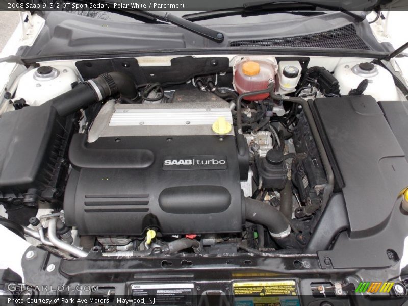 Polar White / Parchment 2008 Saab 9-3 2.0T Sport Sedan