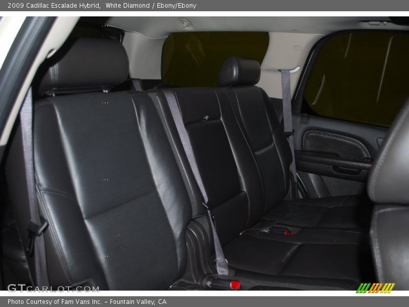 White Diamond / Ebony/Ebony 2009 Cadillac Escalade Hybrid