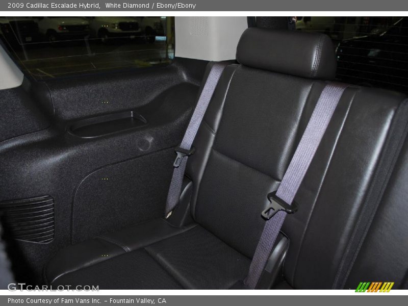 White Diamond / Ebony/Ebony 2009 Cadillac Escalade Hybrid