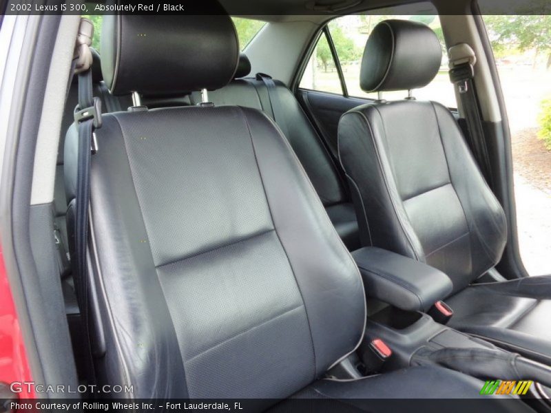 Absolutely Red / Black 2002 Lexus IS 300