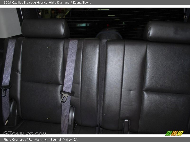 White Diamond / Ebony/Ebony 2009 Cadillac Escalade Hybrid