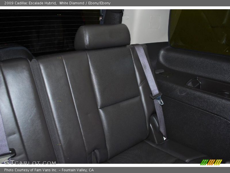White Diamond / Ebony/Ebony 2009 Cadillac Escalade Hybrid