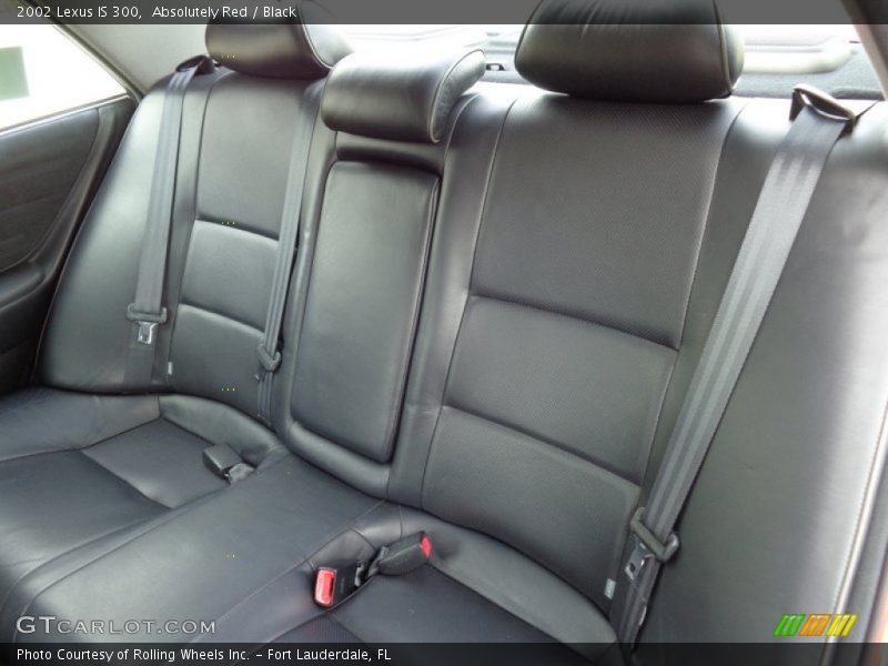Absolutely Red / Black 2002 Lexus IS 300