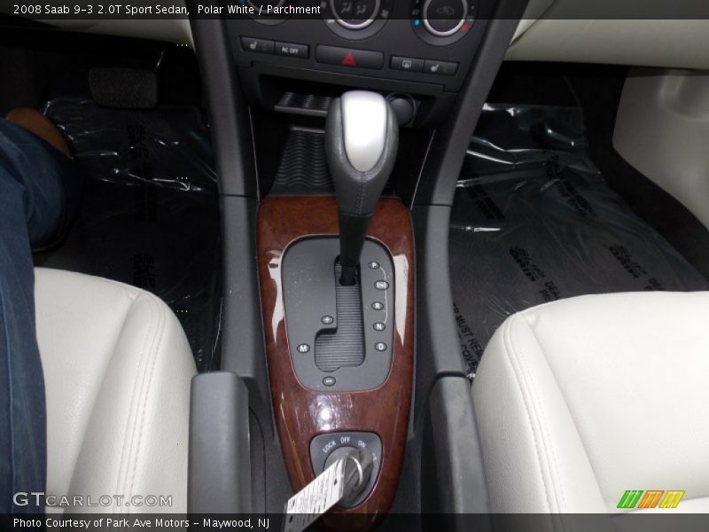Polar White / Parchment 2008 Saab 9-3 2.0T Sport Sedan