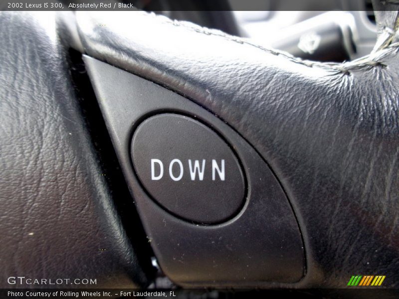 Absolutely Red / Black 2002 Lexus IS 300