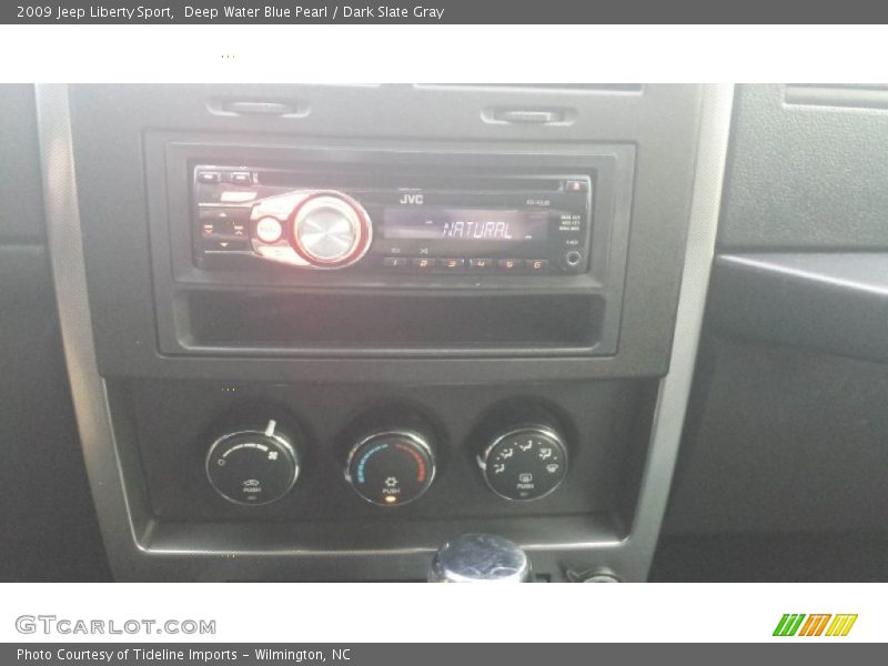 Deep Water Blue Pearl / Dark Slate Gray 2009 Jeep Liberty Sport