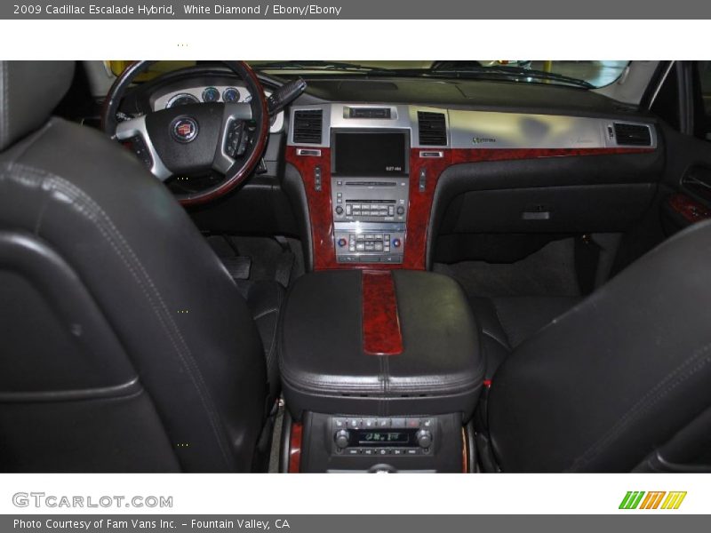 White Diamond / Ebony/Ebony 2009 Cadillac Escalade Hybrid