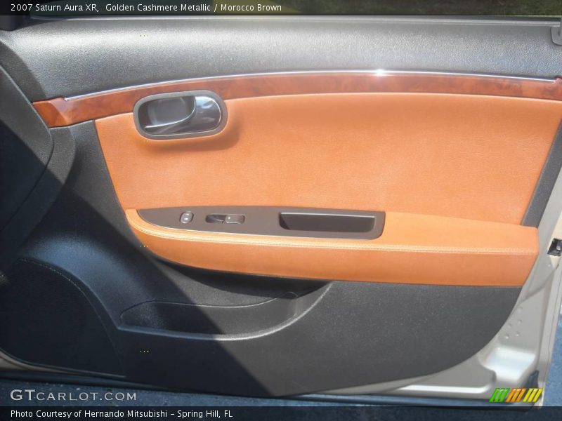 Golden Cashmere Metallic / Morocco Brown 2007 Saturn Aura XR