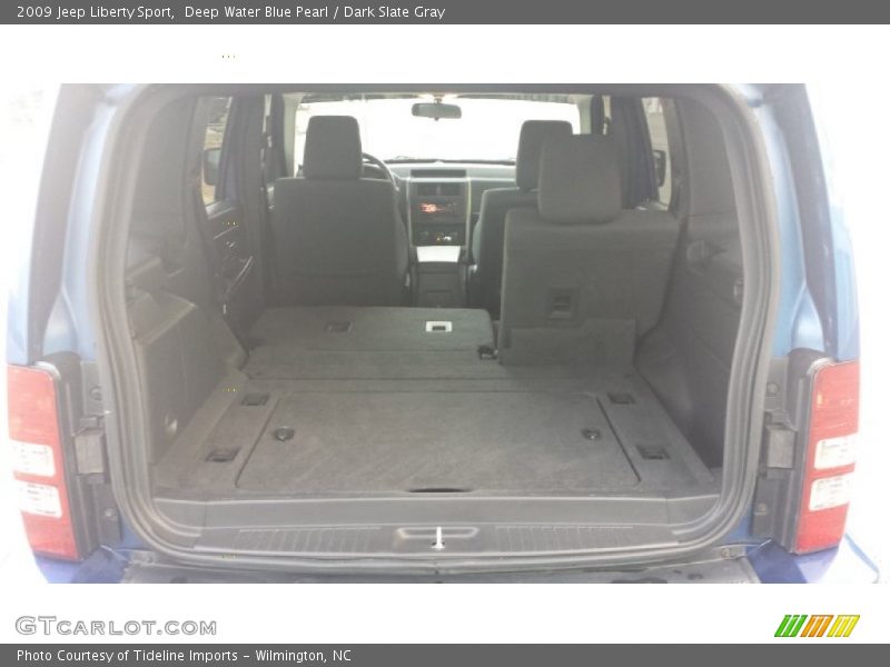Deep Water Blue Pearl / Dark Slate Gray 2009 Jeep Liberty Sport
