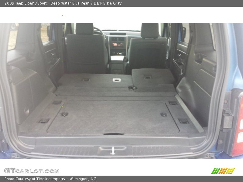 Deep Water Blue Pearl / Dark Slate Gray 2009 Jeep Liberty Sport
