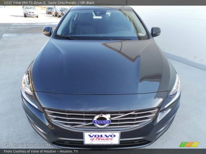 Savile Grey Metallic / Off-Black 2015 Volvo S60 T5 Drive-E