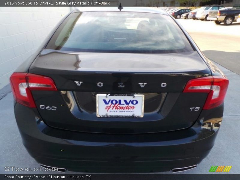 Savile Grey Metallic / Off-Black 2015 Volvo S60 T5 Drive-E