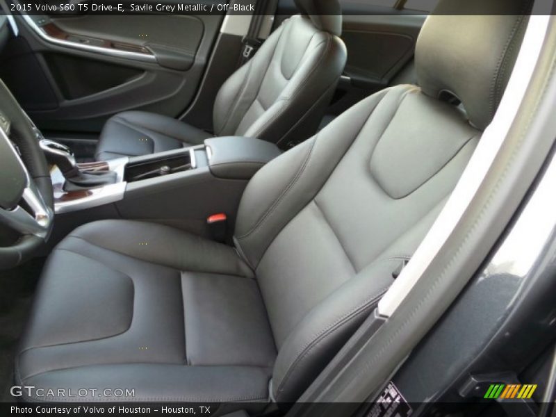 Savile Grey Metallic / Off-Black 2015 Volvo S60 T5 Drive-E