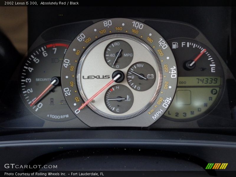  2002 IS 300 300 Gauges
