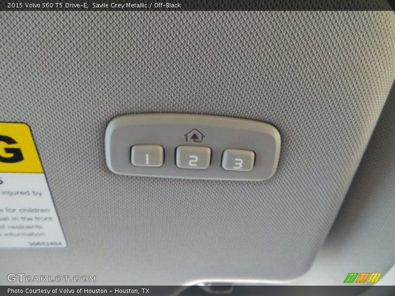 Savile Grey Metallic / Off-Black 2015 Volvo S60 T5 Drive-E