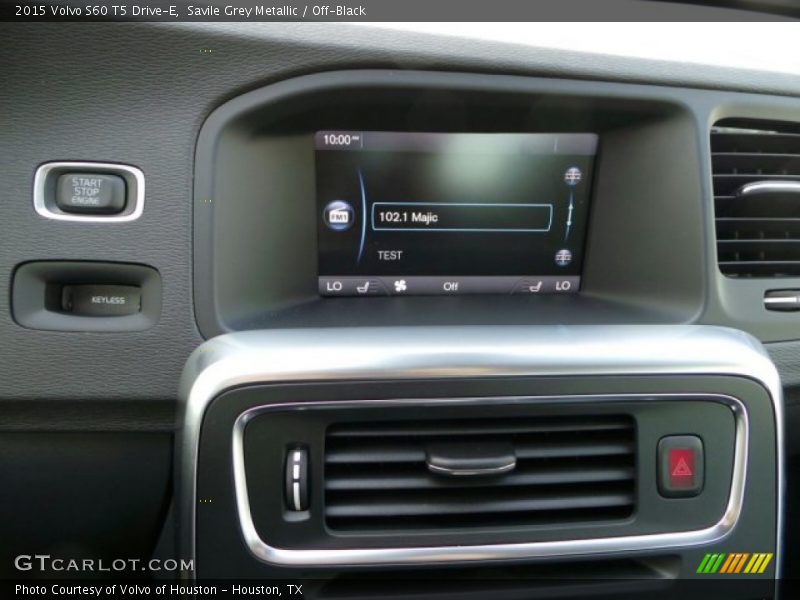 Savile Grey Metallic / Off-Black 2015 Volvo S60 T5 Drive-E