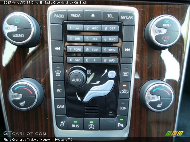 Savile Grey Metallic / Off-Black 2015 Volvo S60 T5 Drive-E