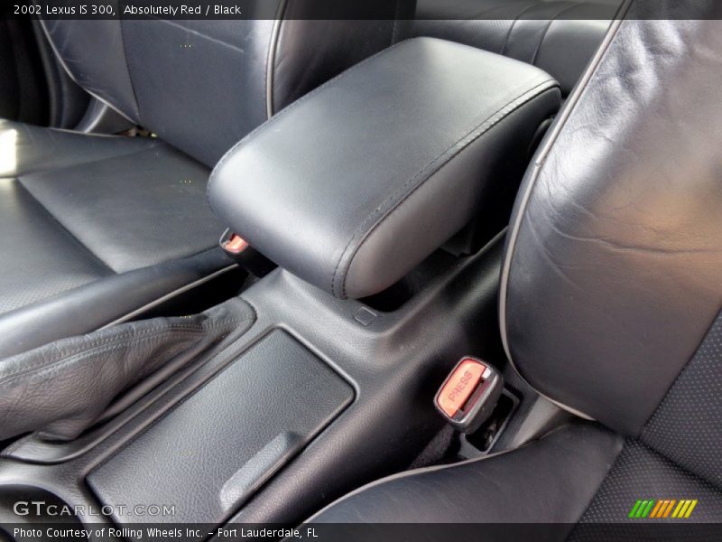 Absolutely Red / Black 2002 Lexus IS 300
