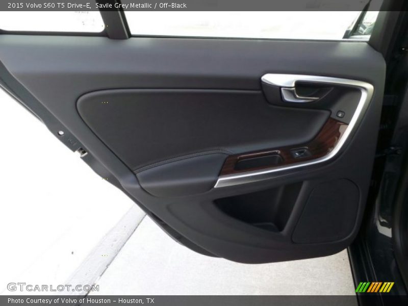 Savile Grey Metallic / Off-Black 2015 Volvo S60 T5 Drive-E
