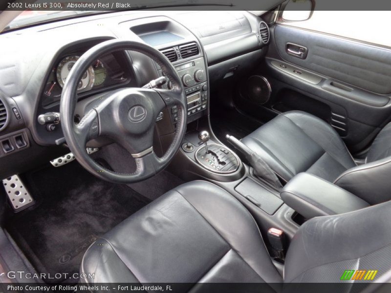 Black Interior - 2002 IS 300 
