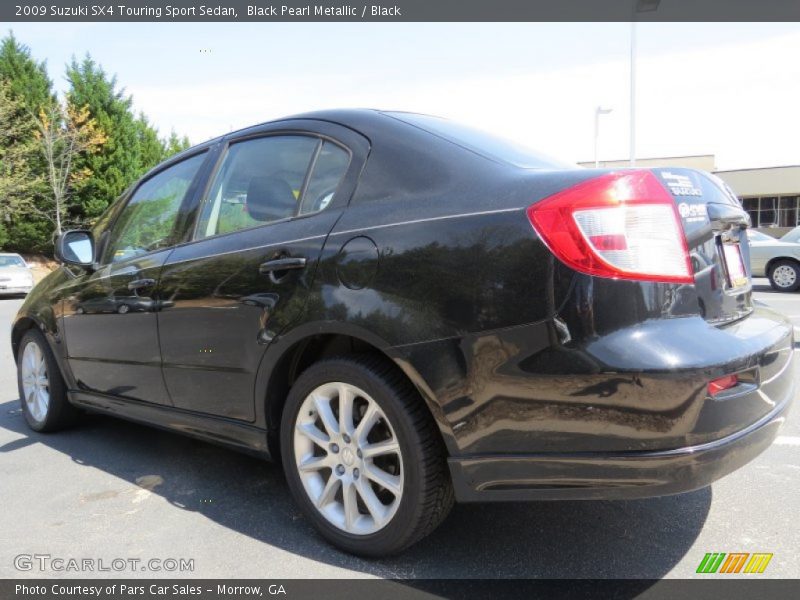Black Pearl Metallic / Black 2009 Suzuki SX4 Touring Sport Sedan