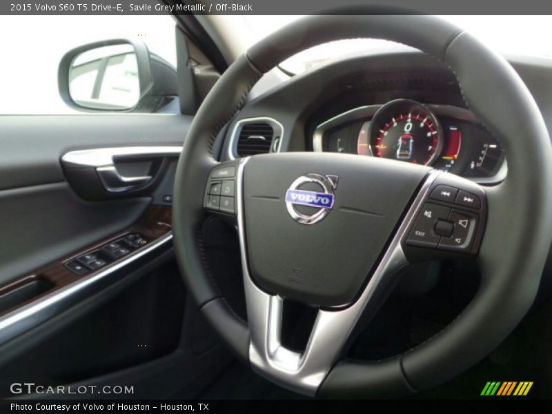 Savile Grey Metallic / Off-Black 2015 Volvo S60 T5 Drive-E