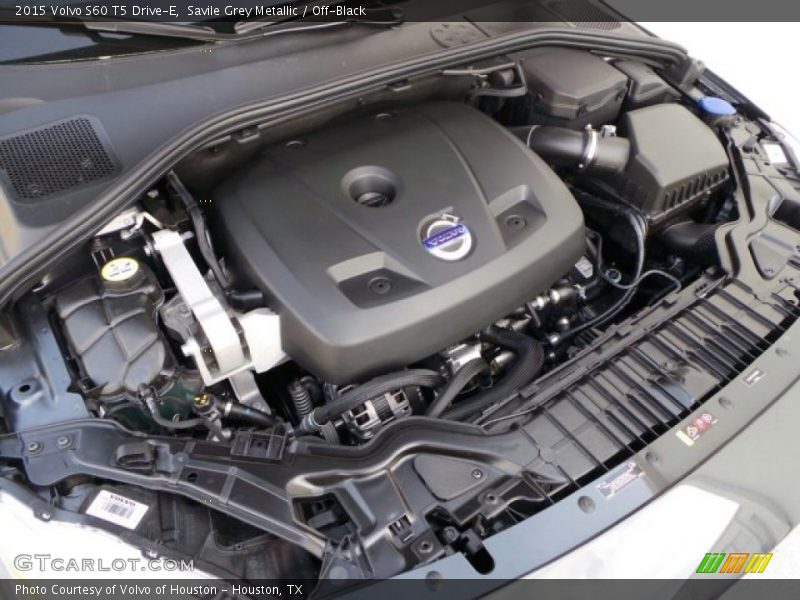 Savile Grey Metallic / Off-Black 2015 Volvo S60 T5 Drive-E