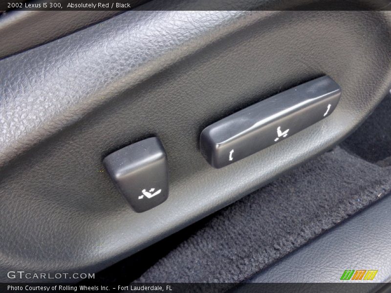 Absolutely Red / Black 2002 Lexus IS 300